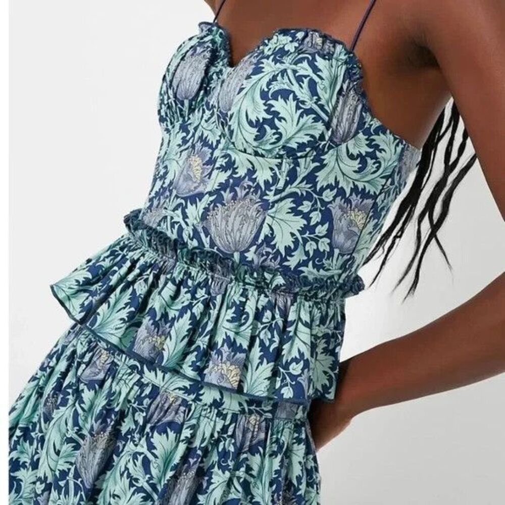 NEW Tuckernuck Hyacinth House Bustier top Sweetheart Neckline Peplum X Large